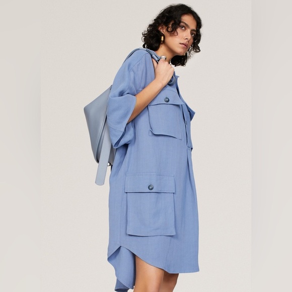 Petar Petrov Alceo Midi Button Up Oversized Shirt Dress
Size S - Picture 4 of 8